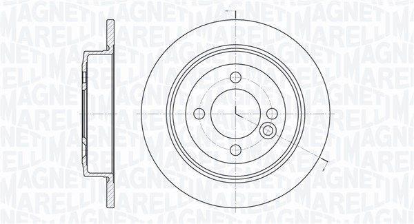 MAGNETI MARELLI Тормозной диск 361302040123